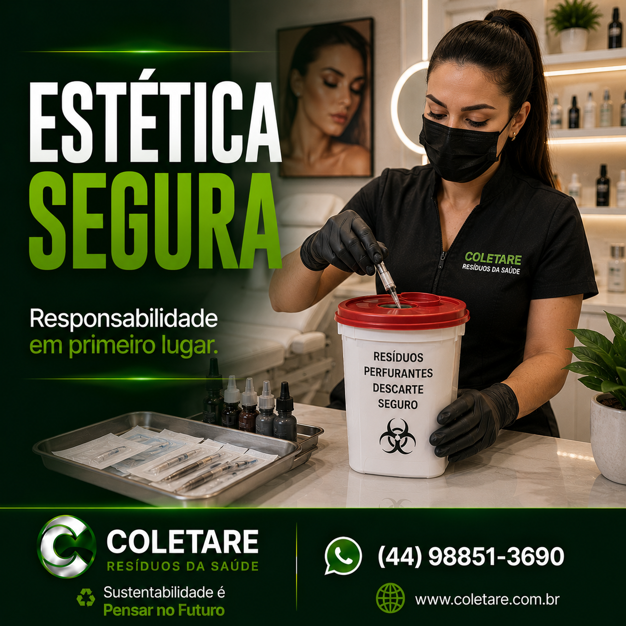 Por que agendar a coleta de resíduos da saúde em Santa Isabel do Ivaí-PR?